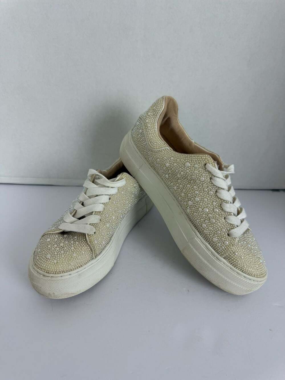 Betsey Johnson Sidny Pearl Platform Sneakers